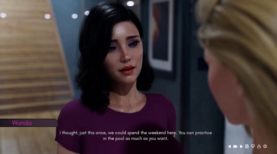 Mrs Denvers 21 Wanda and Lois Spend Time at the Pool