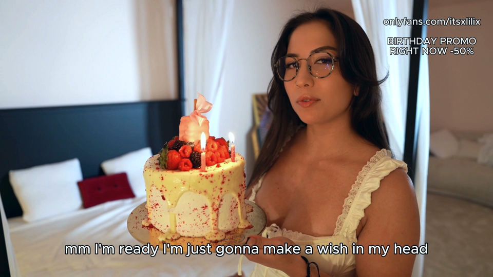 BIRTHDAY PUSSY MASTURBATION JOI - CUM INSIDE ME AS MY GIFT