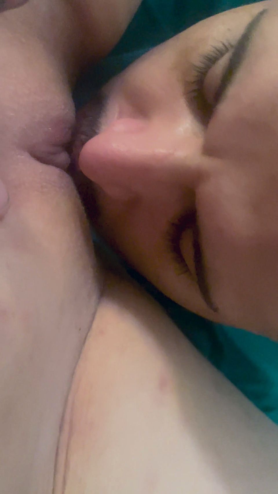 Sexy Latino man eat pretty tattooed women