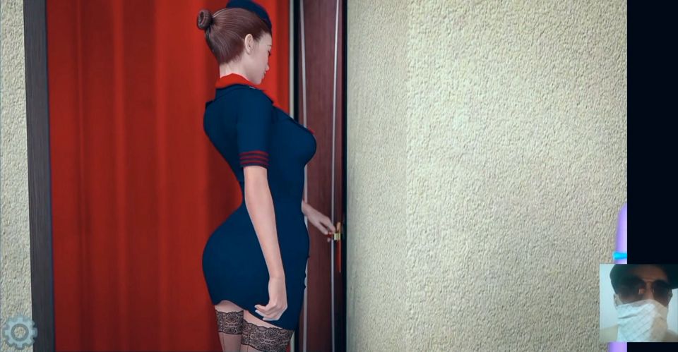 AIR HOSTESS ACCIDENTALLY CAME IN TOILET AND SAW MY BIG DICK. THEN I FUCK HER ON THE PLANE.MCR PART-2