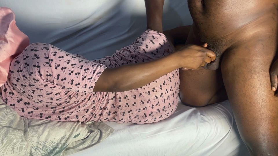 African teen begs for sex else she won't leave