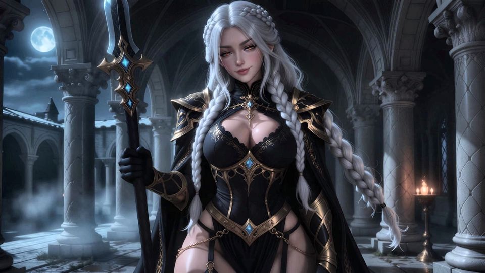 Ciri ordered to be fucked in the abandoned castle.