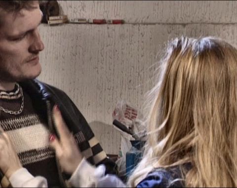 Top-class German sluts sharing sperm after intense orgy fuck