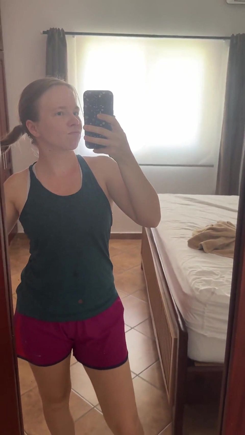Hot and Sweaty Workout in the Bedroom