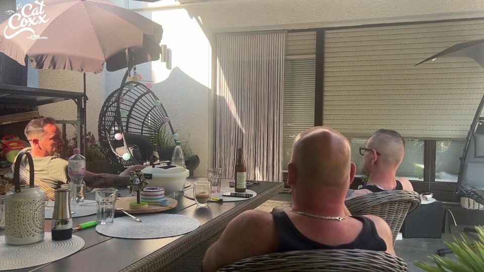 Garden Party Ends in Group Gangbang