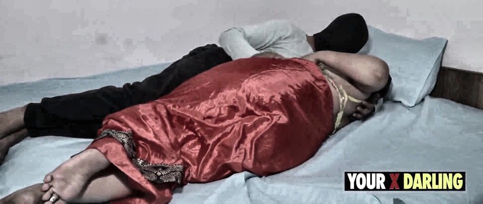 Stepmom on the Bed and Stepson Licking Her Pussy and Fucked Her Hard in Doggystyle Nonstop