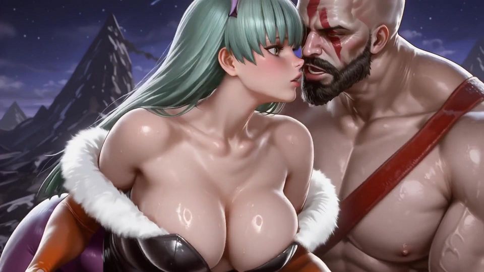 Kratos (god of War) X Morrigan (darkstalkers)