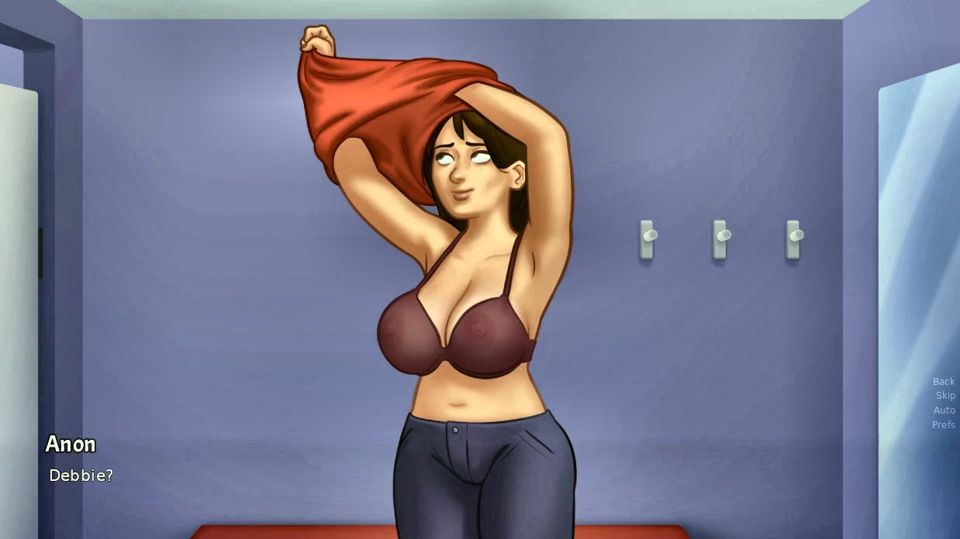 Summertime Saga - Gameplay - Roleplay - Debbie Wears Bikini