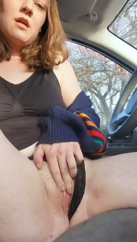 Risky Car Stuff in a Busy Parking Lot