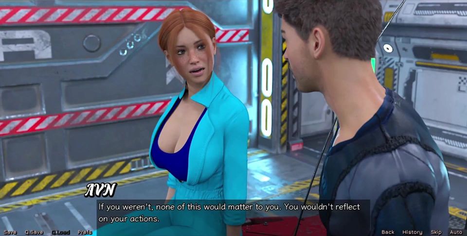 Stranded in Space - First Kiss with Red Head Haylee