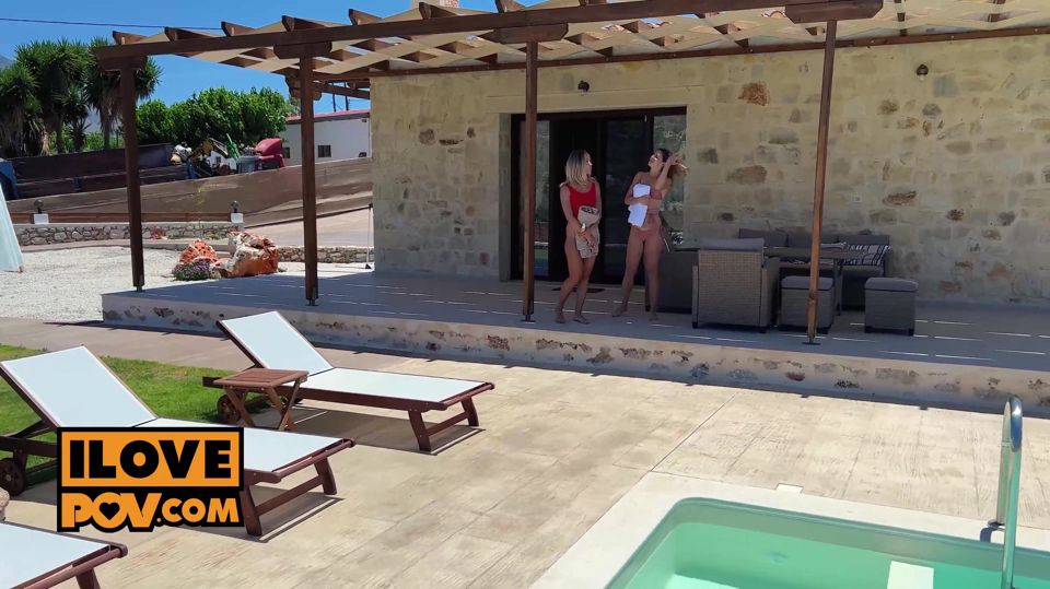 POV - Sex and Sunshine with Bffs Kelly Aleman and Kris Vegas