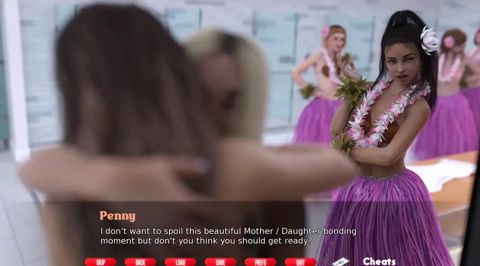 Naughty Neighbours - Gameplay - Roleplay - Stepdaughter Dance Without Panties in Front of Everyone