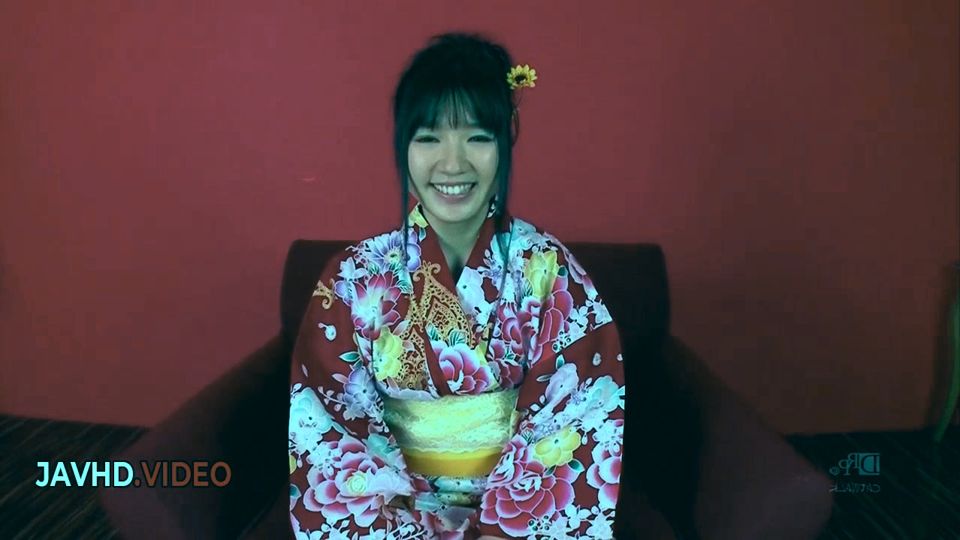 Chiharu's Sensual Kimono Blowjob Leads to Steamy Asian Threesome Experience