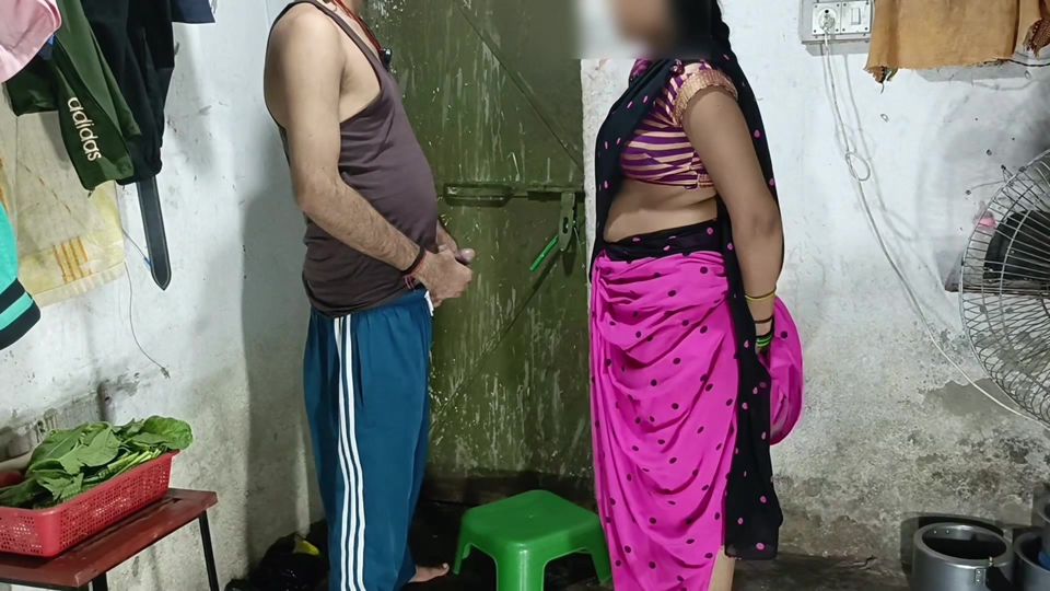 Stepmom sucked cock and stood up then sucked her breasts and stood up in doggy style fucking Hindi audio