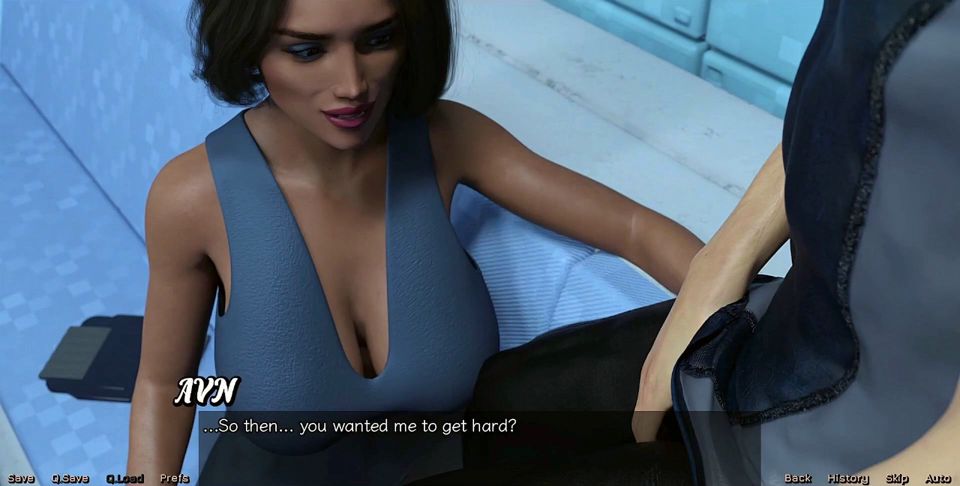 Stranded in Space - Getting a Hot Handjob by Indian MILF with Huge Tits