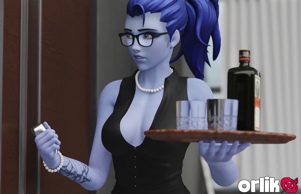 Widowmaker First Time Job as Secretary Fuck with Her Boss 3D Overwatch Porn