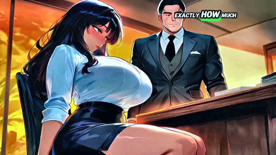 New Employee Gets Creampied by Her Boss on the Desk