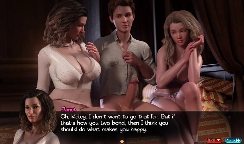 Treasure of Nadia - 87,88-gameplay - Roleplay - Threesome in Bedroom - Pussy Licking in 3some