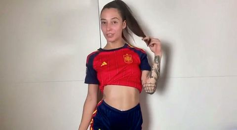 Sofia Sweetsecret with the Spanish National Team