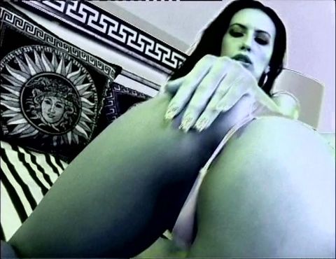 Lustful lesbians with big tits jerk off their pussy with a dildo