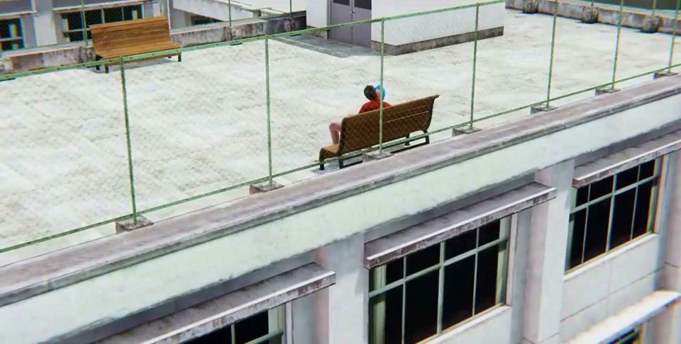 Jinx Rips a Man's Cock in Public - Lol Jinx Park Bench Handjob