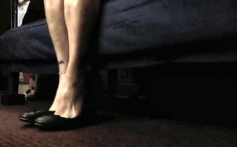 Nightclub Worn Ballet Flats