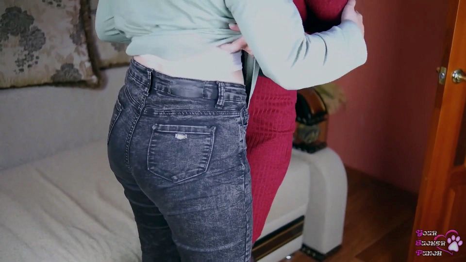 Stunning Dominant Brunette Makes Her Shy Blonde Friend a Lesbian