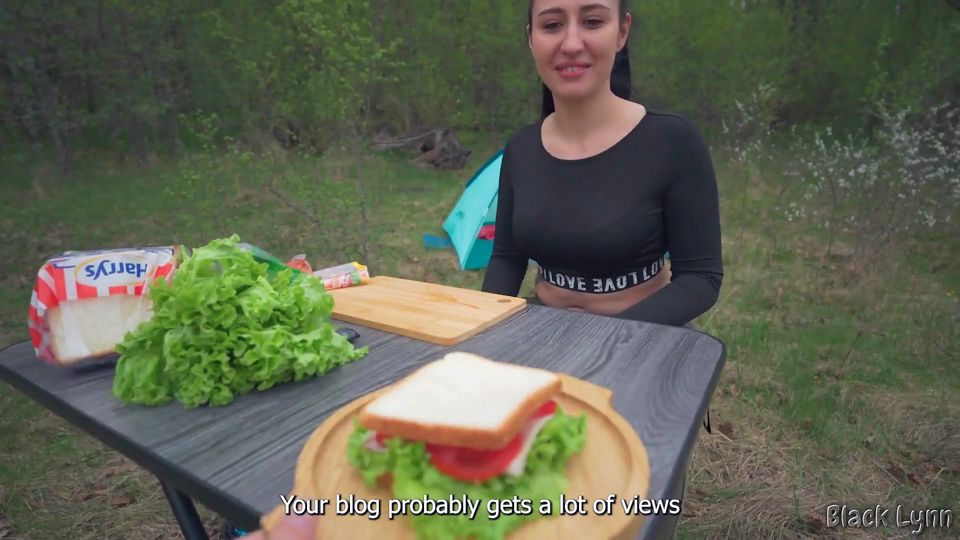 Hungry Stranger Provides His Dick in Exchange for a Sandwich - POV
