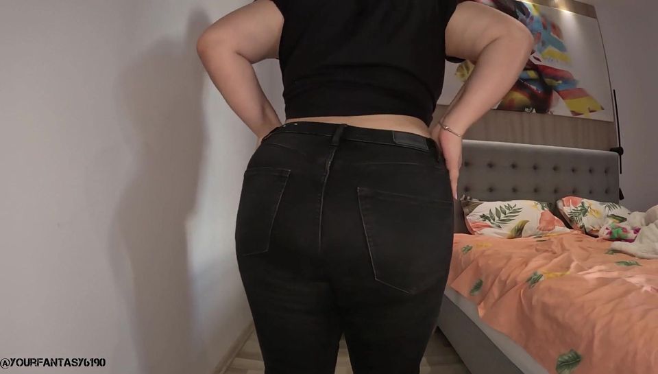 Farting in Tight Black Jeans
