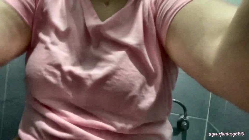 Gym pissing in the bathroom