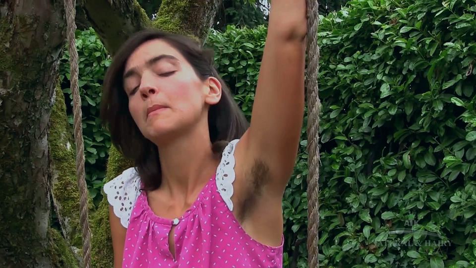 All Natural Katie Zucchini Outdoors Naked - Hairy Pits, Legs, Pussy, Big Saggy Tits