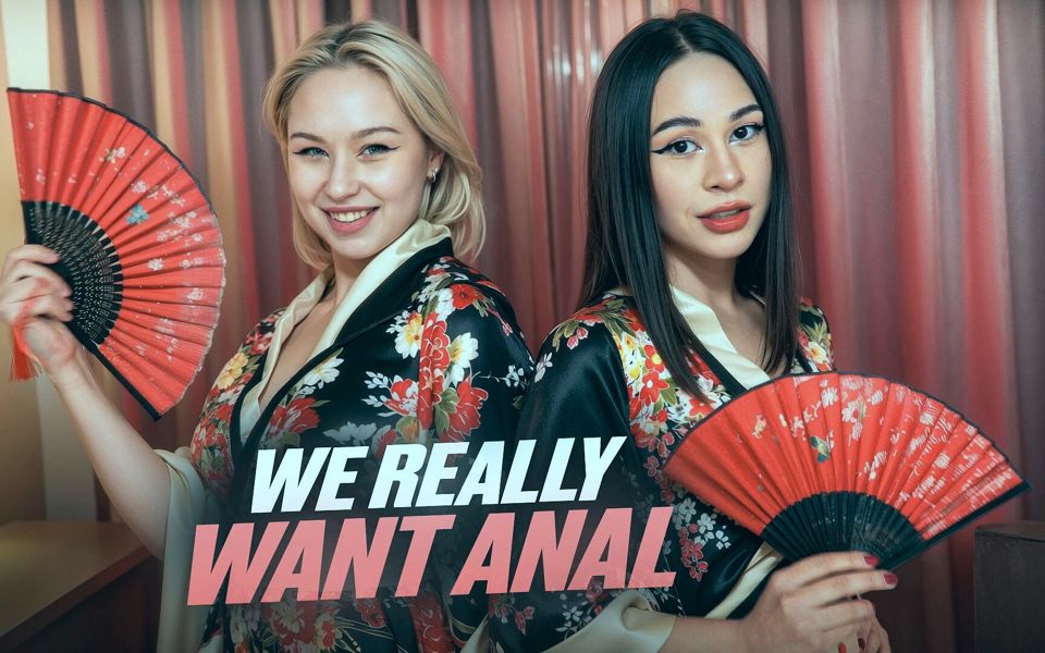 Lesbian Play Turns Into Anal Foursome: Roxy Muray & Sara Bork Get Used