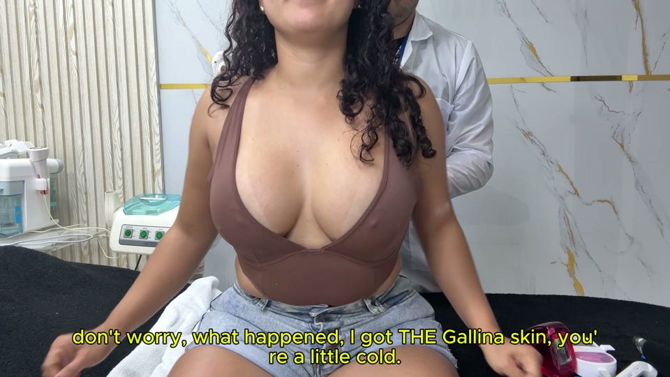 Patient goes for breast revision and the doctor checked all the holes