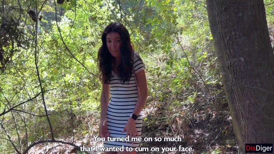 Cumwalk Next to the Beach and Risky Sex in the Bushes