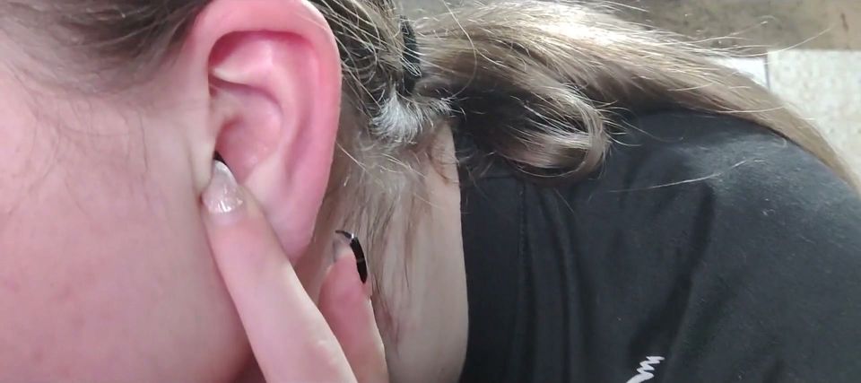 Cleaning My Ear in Close-up