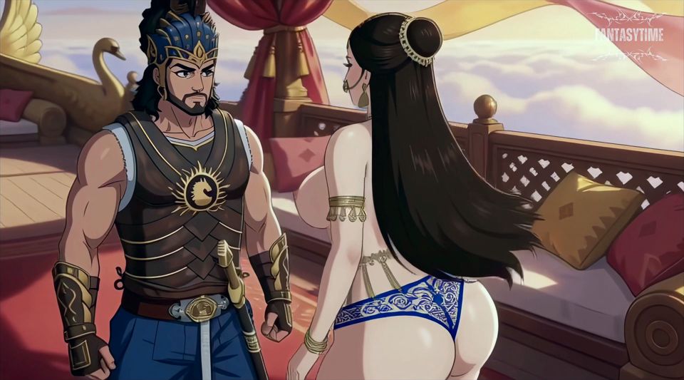 Bahubali fucked Debsena Anal on a flying ship (Bahubali parody 2)