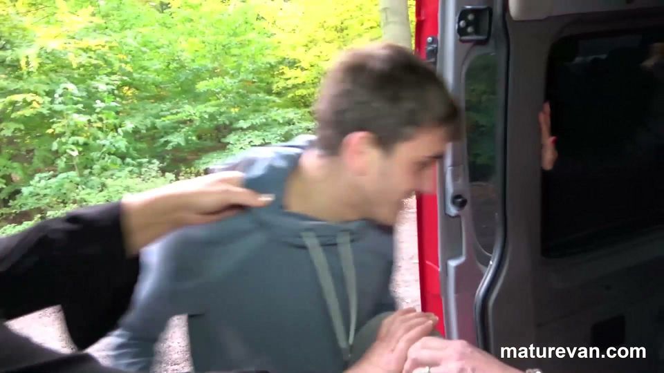 5 Mature Ladies take me for a Ride in the MatureVan