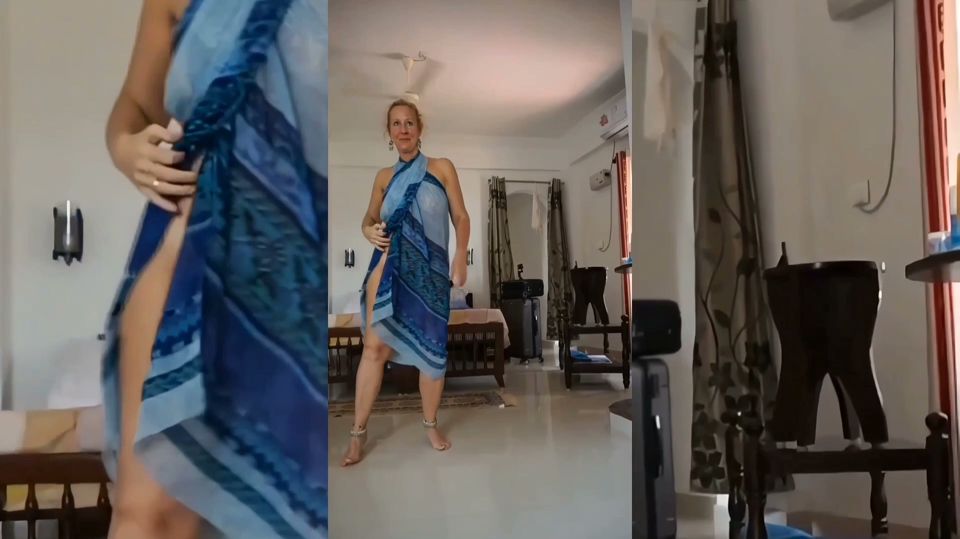 Amateur Blonde Wife Dancing, Oral Sex
