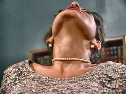 Vintage big cock sucking big hairy pussy fucking in office
