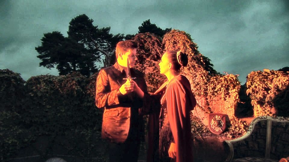 Lady Macbeth expostulates her husband to think about witches oracular utterances