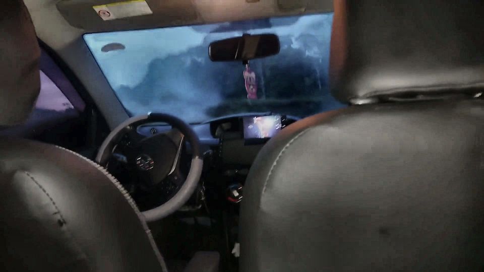 The Back Seat Turns Into a Threesome Bed with Two Hot Wives