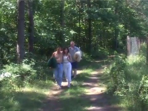 Intense Group Sex Outdoor for Nasty Girls in Love