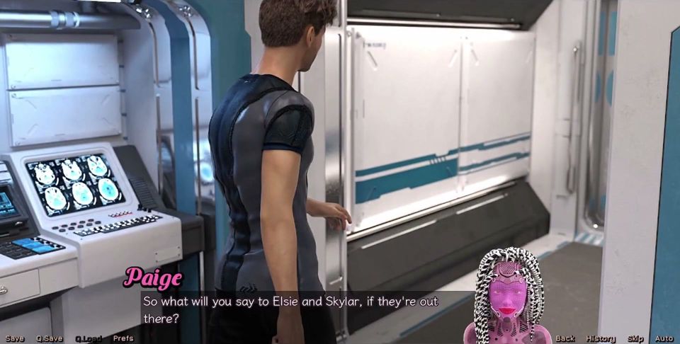 Stranded in Space - Bisexual Girl Next Door Wants to Talk with Me