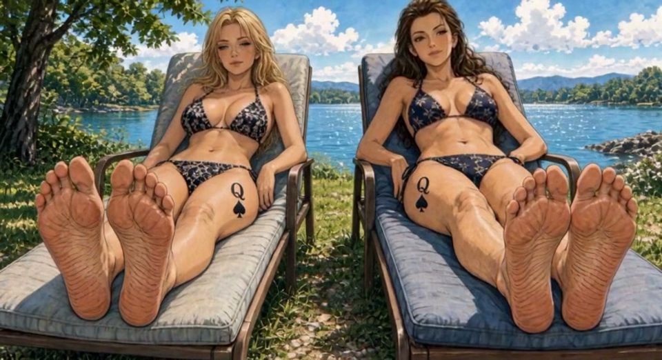 Queen Of Spades And Feet Anime (Erotic AI Arts)