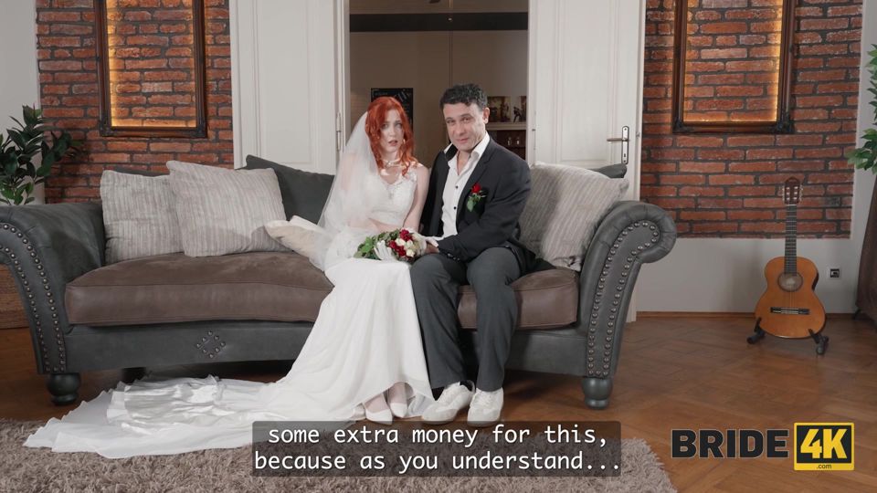 BRIDE4K. The Red-haired Virgin will finally be able to fuck her Spanish Husband