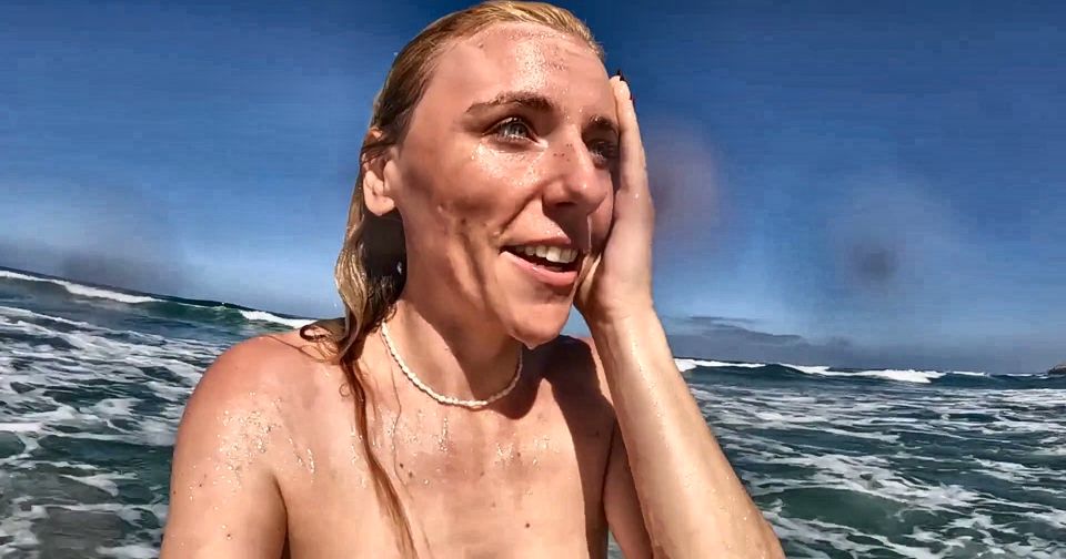 Facial at the Nude Beach