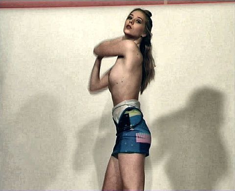 Hot Skinny 20 Yo Naked Dance Tease on Cam - Perky Tits Twerk
