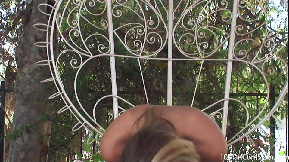 Movie From Leah Luv of 10 Man Cum Slam