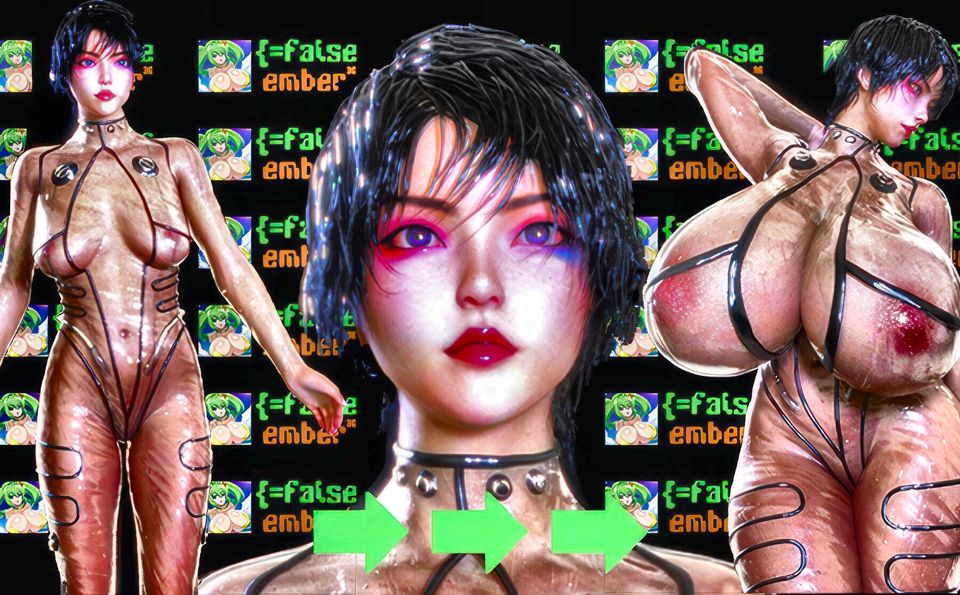 Breast Expansion Suit Gives Girl Massive Boobs and Gets Creampied