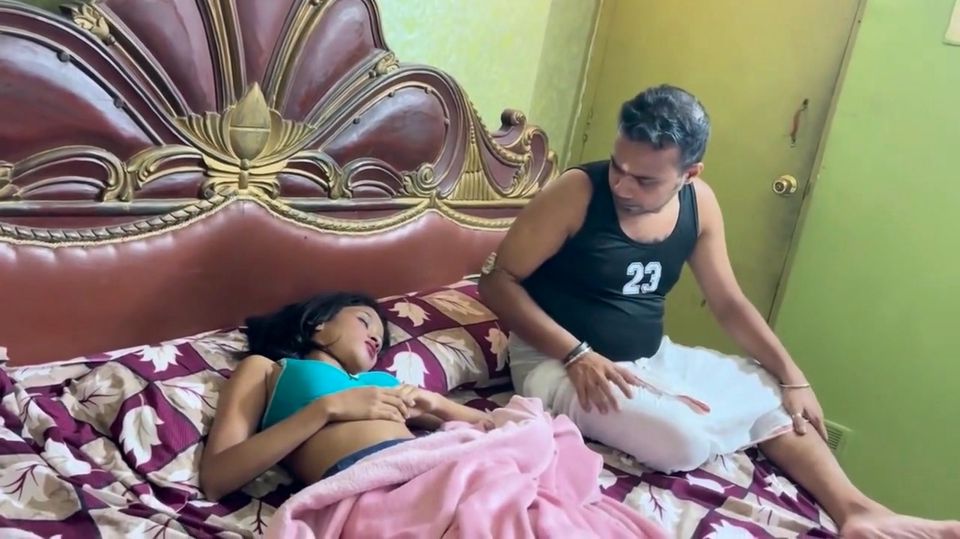 Virgin Pussy Fucking with Her Step Daughter